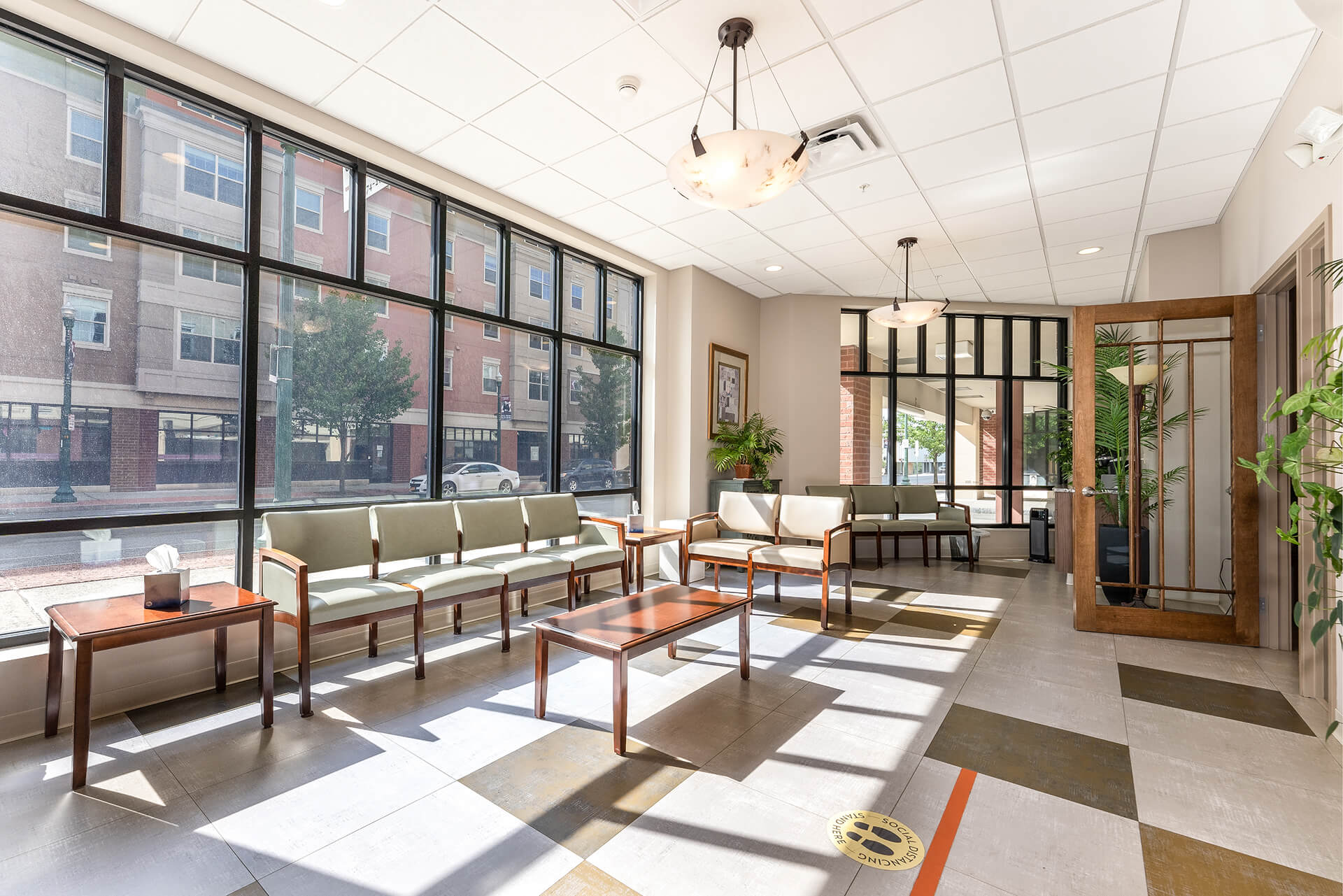 City Station Dental waiting area located in Troy, New York