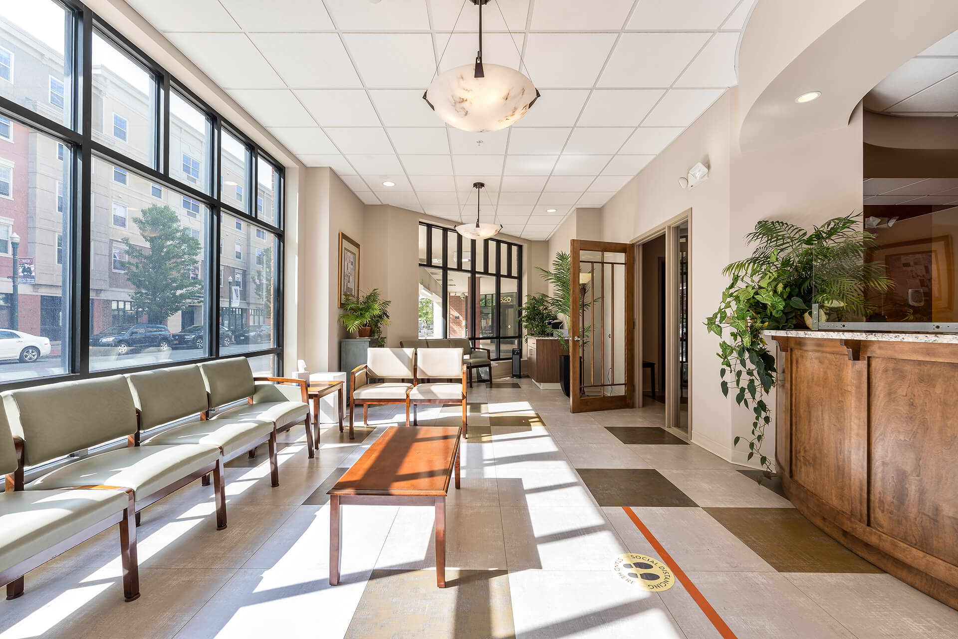 City Station Dental waiting area